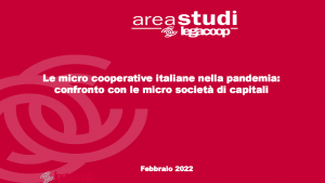 Note brevi: Le micro cooperative italiane nella pandemia: confronto con le micro società di capitali
